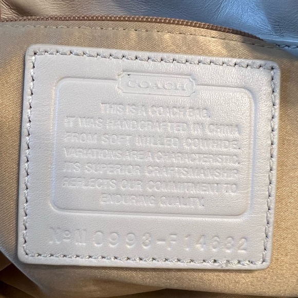 Coach Penelope 14682 Pebbled Leather satchel shoulder bag‎ - Picture 15 of 15